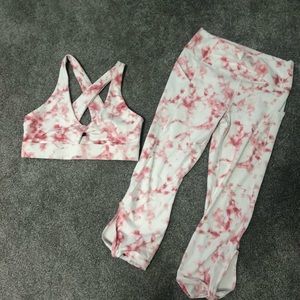 Fabletics Unity Two Piece Outfit Size Large